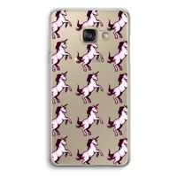 Musketon Unicorn: Samsung A3 (2017) Transparant Hoesje Musketon Unicorn: Samsung A3 (2017) Transparant Hoesje
