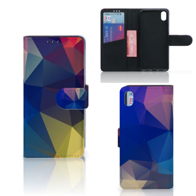 Xiaomi Redmi 7A | Book Case | Polygon Dark