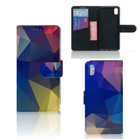 Xiaomi Redmi 7A | Book Case | Polygon Dark