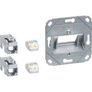 Hager GMKSRJ45C6A2 Kabelgoot Data-aansluitmodule Cat 6 1 stuk(s) Wit