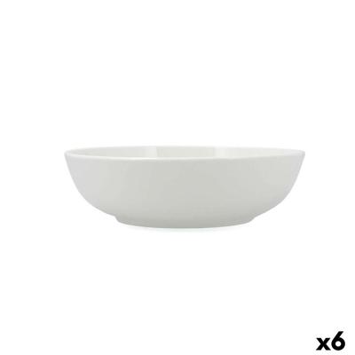 Saladekom Bidasoa Serenity Hydrozero Wit Keramisch Ø 23 cm (6 Stuks)