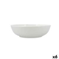 Saladekom Bidasoa Serenity Hydrozero Wit Keramisch Ø 23 cm (6 Stuks)