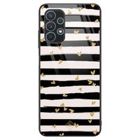 Samsung Galaxy A32 4G glazen hardcase - Hart streepjes