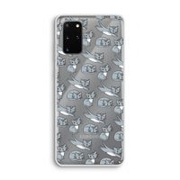Poezen: Samsung Galaxy S20 Plus Transparant Hoesje