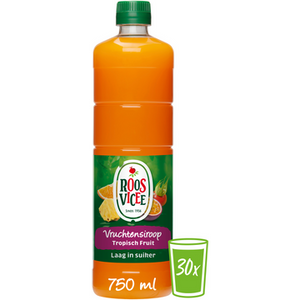 Roosvicee Vruchtensiroop Tropisch Fruit 750ml bij Jumbo