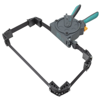 Wolfcraft Eénhand-bandspanner | Met 4 wangen | 5m | 1 stuk - 3681000