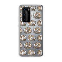 Slapende poes: Huawei P40 Pro Transparant Hoesje