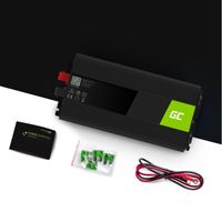 Green Cell INV12 netvoeding & inverter Auto 3000 W Zwart - thumbnail