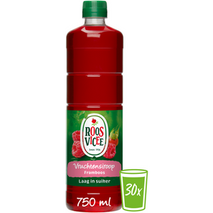 Roosvicee Vruchtensiroop Framboos 750ml bij Jumbo