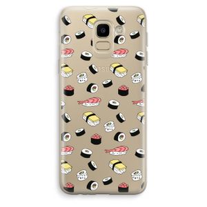 Sushi time: Samsung Galaxy J6 (2018) Transparant Hoesje