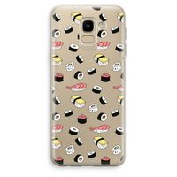 Sushi time: Samsung Galaxy J6 (2018) Transparant Hoesje