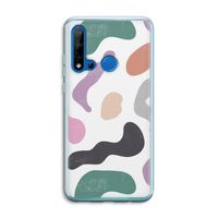 Memphis Shapes: Huawei P20 Lite (2019) Transparant Hoesje