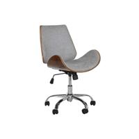 Bureaustoel Home ESPRIT Bruin Grijs Zilverkleurig Bureaustoel Home ESPRIT Bruin Grijs Zilverkleurig