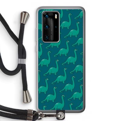 Diplodocus: Huawei P40 Pro Transparant Hoesje met koord