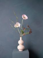 Zijden Kunstbloemen Boeket Inèz met Luxe Design Vaas | Madame Fleurie