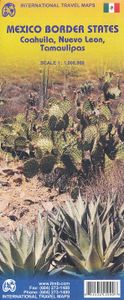 Wegenkaart - landkaart Mexico Border States Northeast Coahuila, Nuevo Leon, Tamaulipas | ITMB