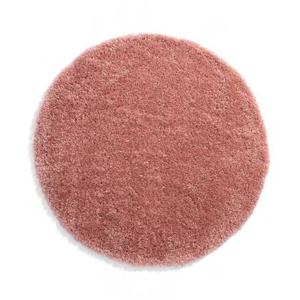 Tapeso Rond hoogpolig vloerkleed - Cozy Shaggy - roze - 240 cm rond