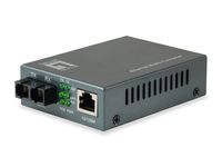 LevelOne FVT-1106 netwerk media converter 100 Mbit/s 1550 nm Single-mode Zwart - thumbnail
