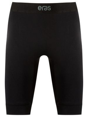 Amir Slama short à taille élastique - Noir