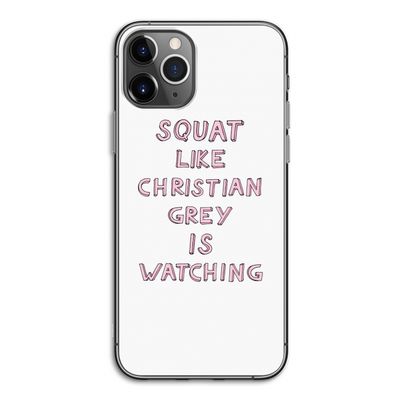 Christian Grey: iPhone 11 Pro Transparant Hoesje