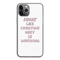 Christian Grey: iPhone 11 Pro Transparant Hoesje
