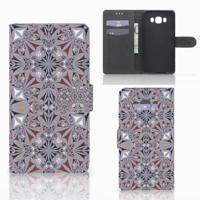 Samsung Galaxy J7 2016 | Bookcase | Flower Tiles