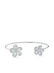 David Morris bracelet Miss Daisy Double Flower - Argent