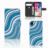 Apple iPhone Xr Telefoon Hoesje Waves Blue