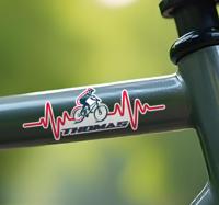 Hartslag Fiets naamsticker