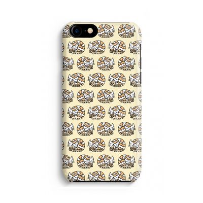 Slapende poes: Volledig Geprint iPhone 7 Hoesje