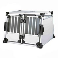 TRIXIE TRANSPORTBOX DUBBEL ALUMINIUM 93X64X88 CM