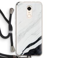 Elegante marmer: Xiaomi Redmi 5 Transparant Hoesje met koord