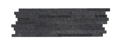 Steenstrips Horizontal 14 Flat Lava Lava 40x10 cm