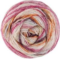 Lana Grossa Gomitolo Hippie 3031 Oranje/Zwarte Bes/Licht Turquoise/Roze/Natuur/Lime