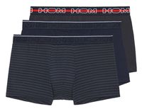 Hom boxershorts Matt 3-pack blauw-grijs Hom boxershorts Matt 3-pack blauw-grijs