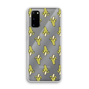 Bananas: Samsung Galaxy S20 Transparant Hoesje