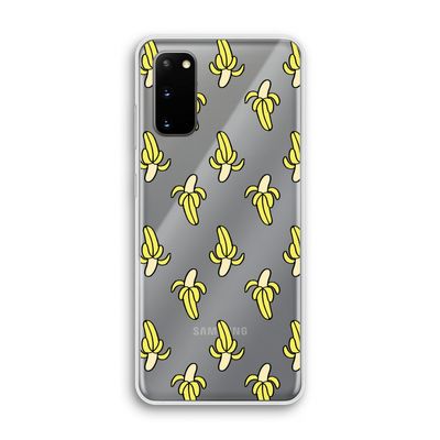 Bananas: Samsung Galaxy S20 Transparant Hoesje