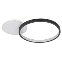 Eglo Instelbare led plafondlamp Gafares rond - zwart 900421