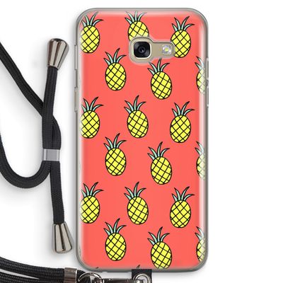Ananas: Samsung Galaxy A5 (2017) Transparant Hoesje met koord