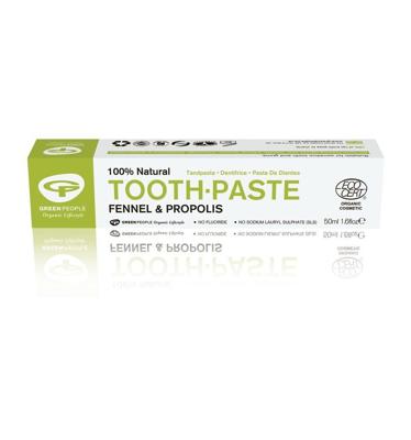 Tandpasta fennel & propolis muntvrij
