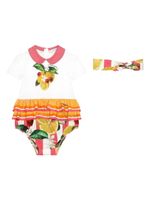 Dolce & Gabbana Kids lot de deux bodies à imprimé graphique - Blanc - thumbnail