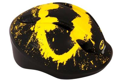 BATMAN Skate/fietshelm junigoud 52-56 cm zwart/geel