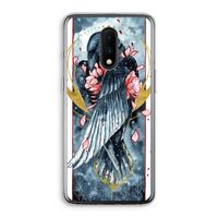Golden Raven: OnePlus 7 Transparant Hoesje
