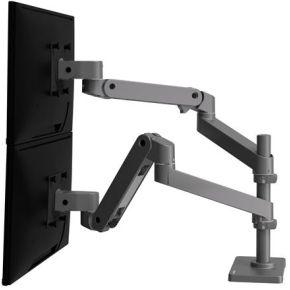 Ergotron LX Pro 27 Series 45-690-293 Dual Monitorarm Donker Grijs