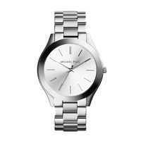 Michael Kors MK3178 Horloge Slim Runway staal zilverkleurig 42 mm - thumbnail