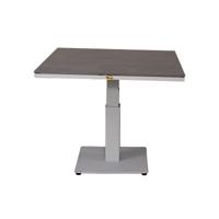 Pine Valley verstelbare lounge tafel mist grey 90 x 90 cm - Oosterik home