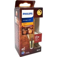 Philips LED kaars E14 3,5-15W 2000K filament gold dimbaar blister - 5100305