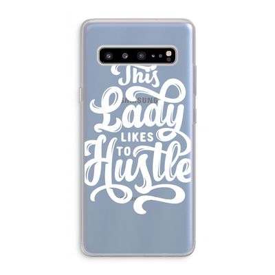 Hustle Lady: Samsung Galaxy S10 5G Transparant Hoesje