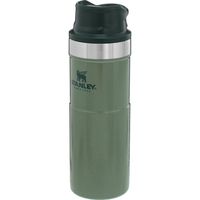 Stanley PMI Classic Trigger-Action Travel Mug 0.47L thermosbeker Hammertone Green - thumbnail