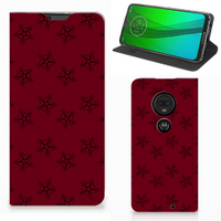 Motorola Moto G7 | G7 Plus Hoesje met Magneet Sterren - thumbnail